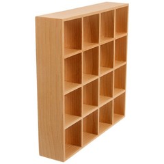 Miniature Wooden Storage Rack Mini House Furniture Mini House Accessory