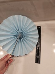 Seven Hanging Paper Fans Decoration Set for Weddings or Birthday – Pinwheels