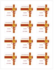 CONFIRMATION CONFIRMACION NAME’S PERSONALIZED STICKER DIFFERENT SIZES NEW !!!