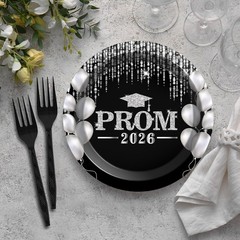 Prom Night 2026 Party Tableware Set – 96PCS Class of 2026