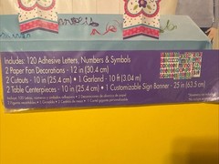 Birthday Party Customizable Room Decorating Kit Includes 120 Stickers – New!