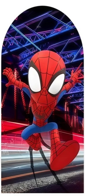 Superhero Spidey Arch Backdrop Cover Birthday Party Photo Background Decorations