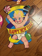 Set of 4 Beistle New Years Eve Decorations Wall Decor New Years Eve