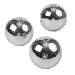 Reflective Stainless Steel Spheres for Enhancing Garden and Water Features