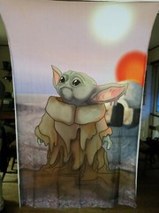 Baby Yoda Wall Mandalorian Tapestry Decoration Wall Hanging
