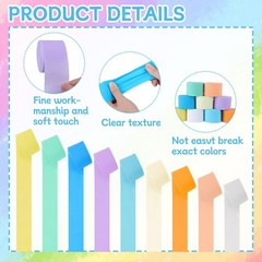 Crepe Paper Streamers Animal Parade Party Birthday Wedding 738 FT 9 Rolls