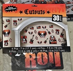 rock and roll party decorations Scene Setter, Table Toppers , Paper Lanterns