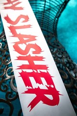 NEW Birthday Slasher Sash Gothic Party Sash Fit up to 4XL,Killer Birthday