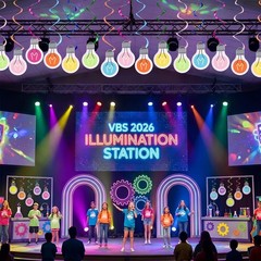 36 Pcs VBS Party Decorations Light Bulb Spiral Hanging Decorations 2026 Jesus…