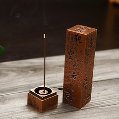 Brass Agarbatti Stand Beautiful Handmade Safety Incense Holder With-Ash Catcher