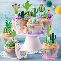 Cactus Party Decorations Fiesta Cactus Birthday Party Supplies Cactus Happy Birt