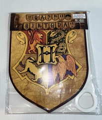 Harry Potter Happy Birthday Banner Party Supplies W/swirl Handing Decor