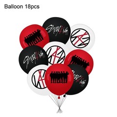 Stray Kids Merch 5 Star Party Decorations Include Happy Birthday Banners, Cak…