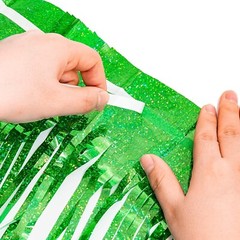 Sparkling Metallic Fringe Party Curtains – Easy Installation – Multi-Purpose