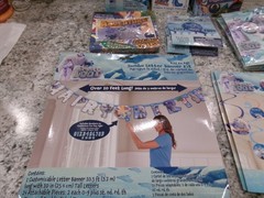 Huge Small Foot Theme Birthday Party Supplies, All Sealed, 29 Items In Lot