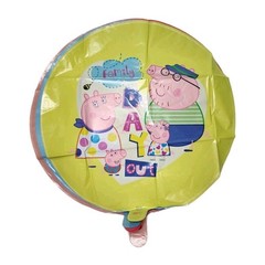 Peppa Pig Birthday Decoration Pack Foil Latex Ballons Banner Cupcake Toppers