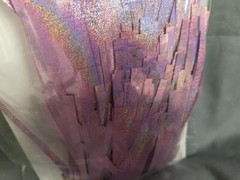 Spritz Backdrop Foil Curtain PINK 6′ L Party Decoration Fringe Metallic 3 Count