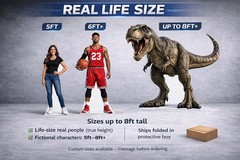 Jurassic Dinosaur T-Rex Gate 6ft Life Size Cardboard Cutout Standee