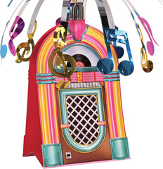 Jukebox Centerpiece Party Accessory (1 count) (1/Pkg)