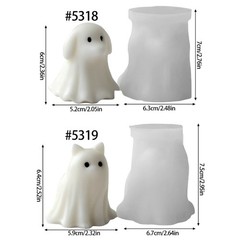 Silicone Mould Easy Releases Designs for Halloweens Specters Decorations