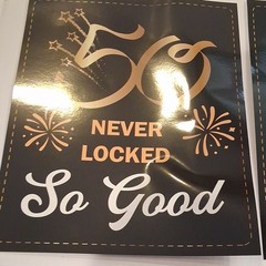 Happy 50th Birthday Party Backdrop Banner 12pcs 11×14 in Black Gold White