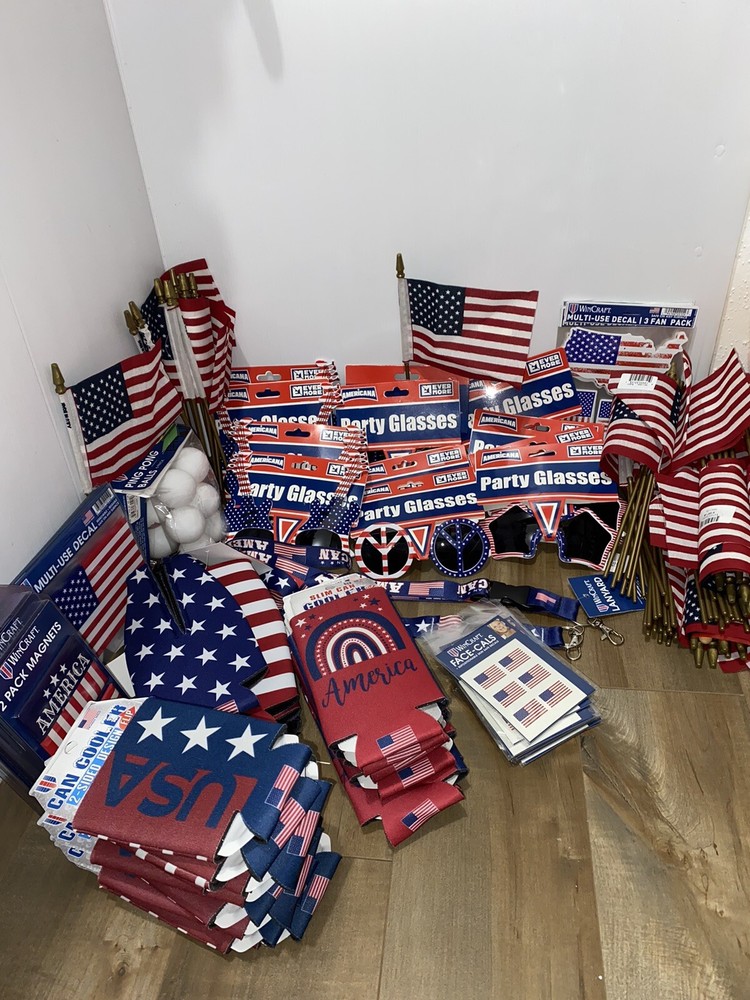 USA Patriotic Celebration Lot 199pcs