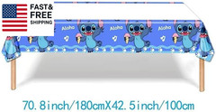 103PCS Stitch Party Supplies, Birthday Decorations Set Include Banner, Balloons