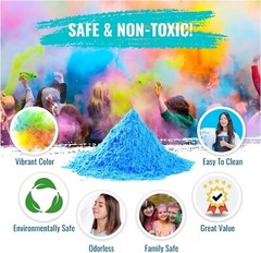 Color Blaze – 50lbs Blue Color Powder – Holi Fun Runs Festivals Color War Party