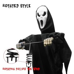 Halloween Scarecrow Ghost Outdoor Decorations, 7.5Ft Halloween Rotated Style