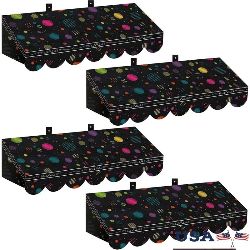 Carnival Awning Decoration Set Double Sided Tape Circus Party Decor 4pcs New