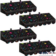 Carnival Awning Decoration Set Double Sided Tape Circus Party Decor 4pcs New