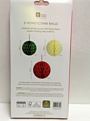 3 Talking Tables Honeycomb Balls tissue paper decorations 18cm/20 cm & 25 cm NIB
