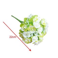 Silk Artificial Rose Buds 22cm for Table Centerpiece Home Office Wedding Decor