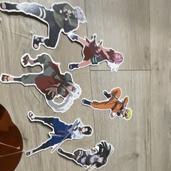 Naruto Hanging Party Decoration Set Multicolor Anime Character Kids