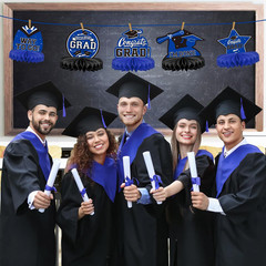 9PCS Graduation Party Decorations Class of 2026 Congrats Grad Table Centerpiece