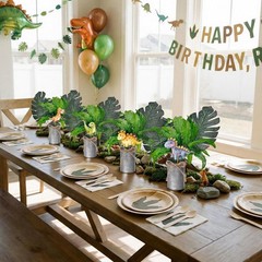 6 Set Dinosaur Party Table Centerpiece Decoration Dinosaur Themed Stick Set I…