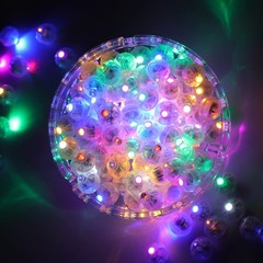 100pcs 10 Colors Balloon Lights, Assorted Colors Flash Lights, Mini Light Rou…