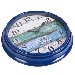 Large Outdoor Clock Waterproof with Thermometer Vintage Rustic Coastal Clock …