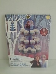 Disney Frozen II Elsa & Anna Cupcake Stand New And Sealed by Wilton