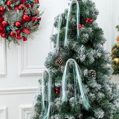 10000 Strands White Iridescent Christmas Tinsel Icicles Foil Fringe Decoration