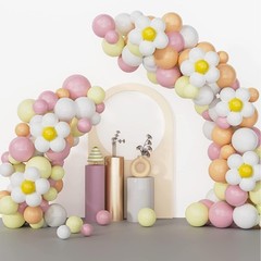 Balloon Arch Stand Kit – 8.2FT & 5FT Flexible Frame, Water Fillable Base for Par