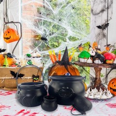 Festival Witch Candy Kettles, Candy Holders Halloween Party Supplies Accessories