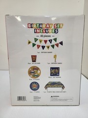 Happy Birthday Party In A Box – 43 Pieces