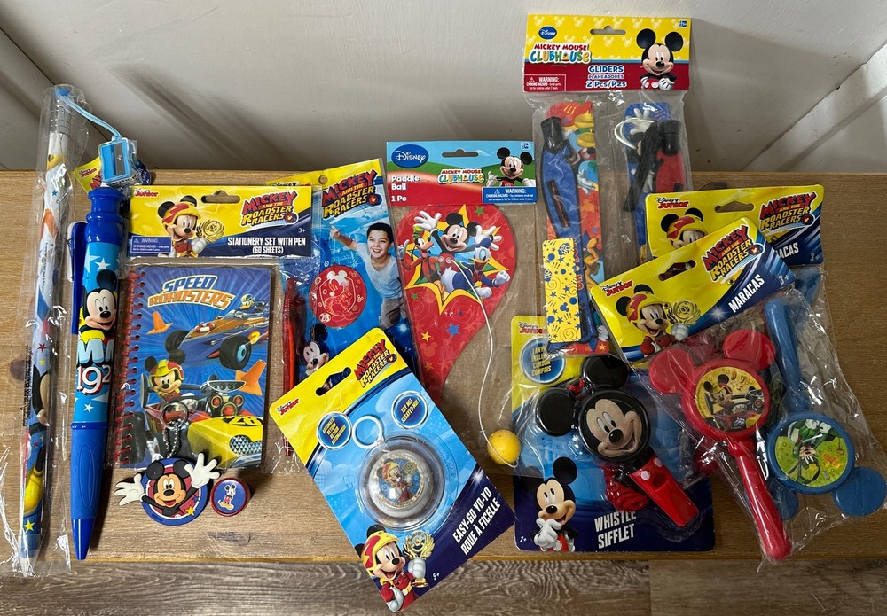 12 Mickey Mouse Clubhouse Mickey and the Roadster Racers Birthday Party Favors
