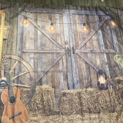 Western Cowboy Backdrop Cowboy Party Decor Large Tapestry Banner 43″x 69″