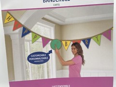 Happy Birthday Banner Kit Customizable Any Age Amscan
