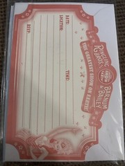 Ringling Bros. & Barnum & Bailey 8 Party Invitations Red New sealed