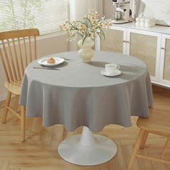 meioro Linen Textured Tablecloth Waterproof Spillproof Fabric Table Cloth, De…