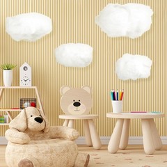 Artificial Cloud Props, Imitation 3D Cloud Hanging Decorations, Cloud Shape Room