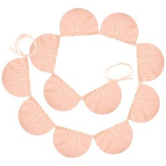 4 Pack Peach Scallop Pennant Banner Each 13 Inch Princess Party Garland Banne…